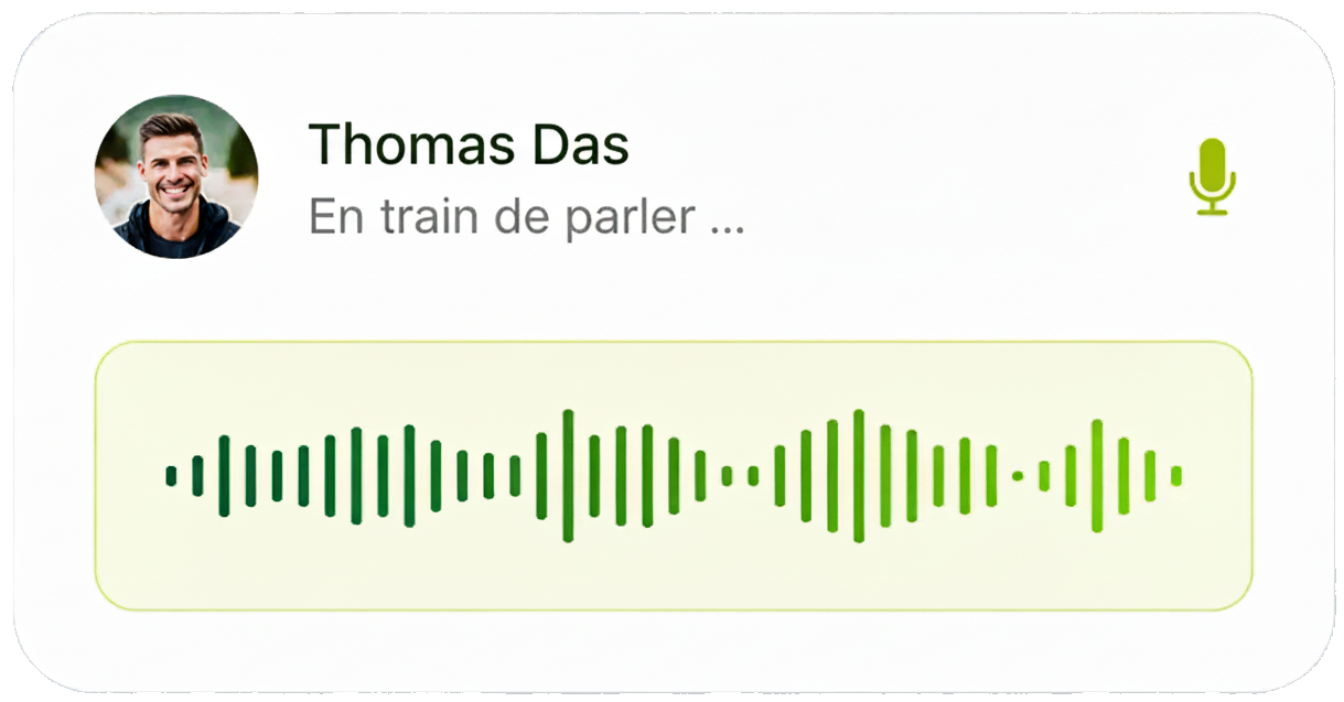 Transcription temps réel - Reconnaissance vocale IA